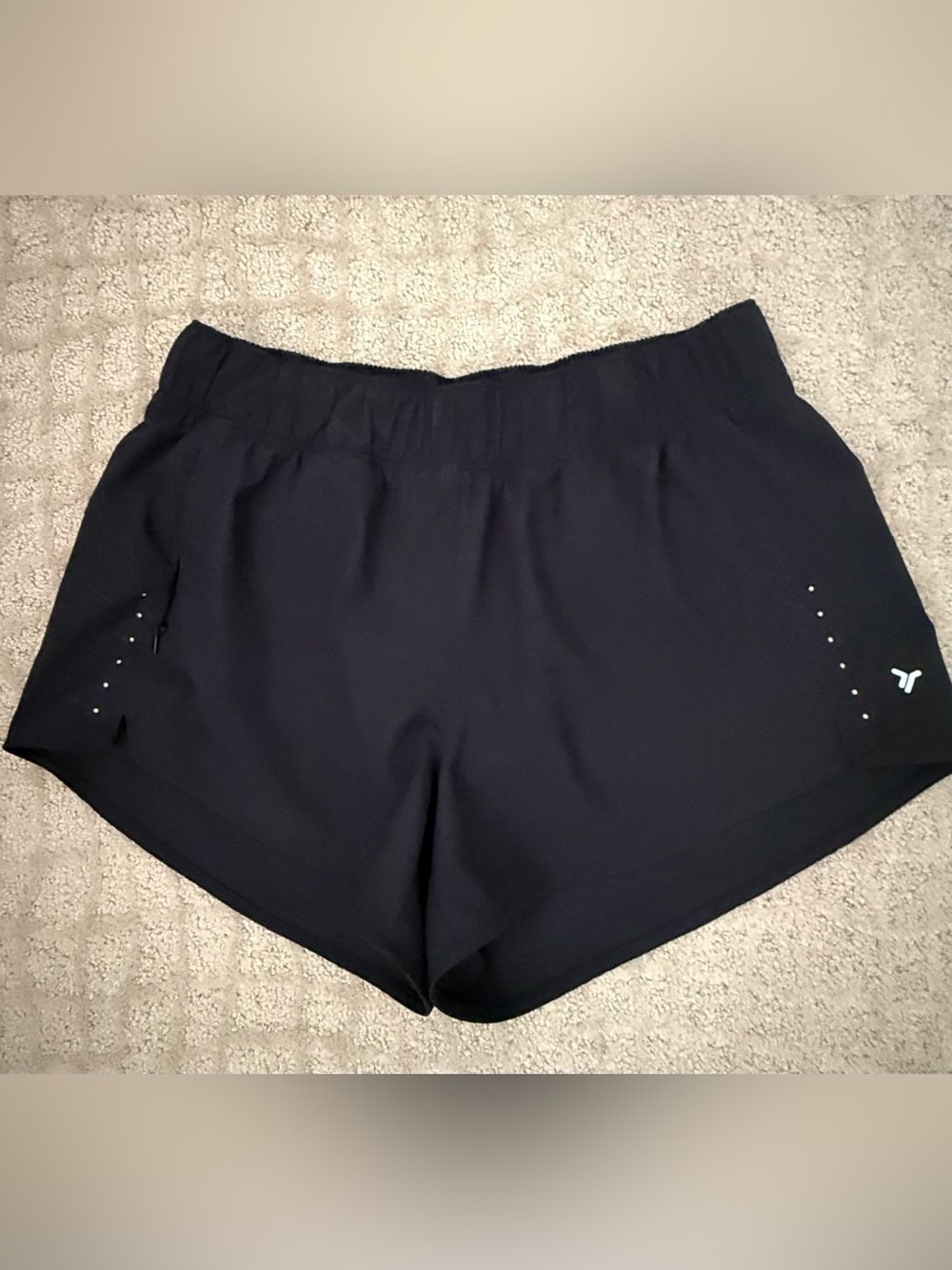 Old Navy Black Women's Athletic Shorts with Reflective Dots